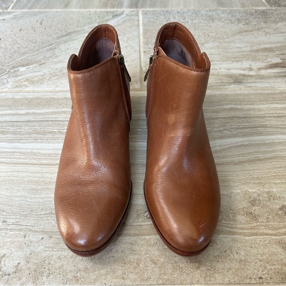 Sam Edelman Petty Chelsea Brown Leather Ankle Bootie, Size 8. - Picture 2 of 12